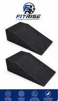 FitRise Squat Wedge Blocks - Pair for Deeper Squats and Calf Stretching